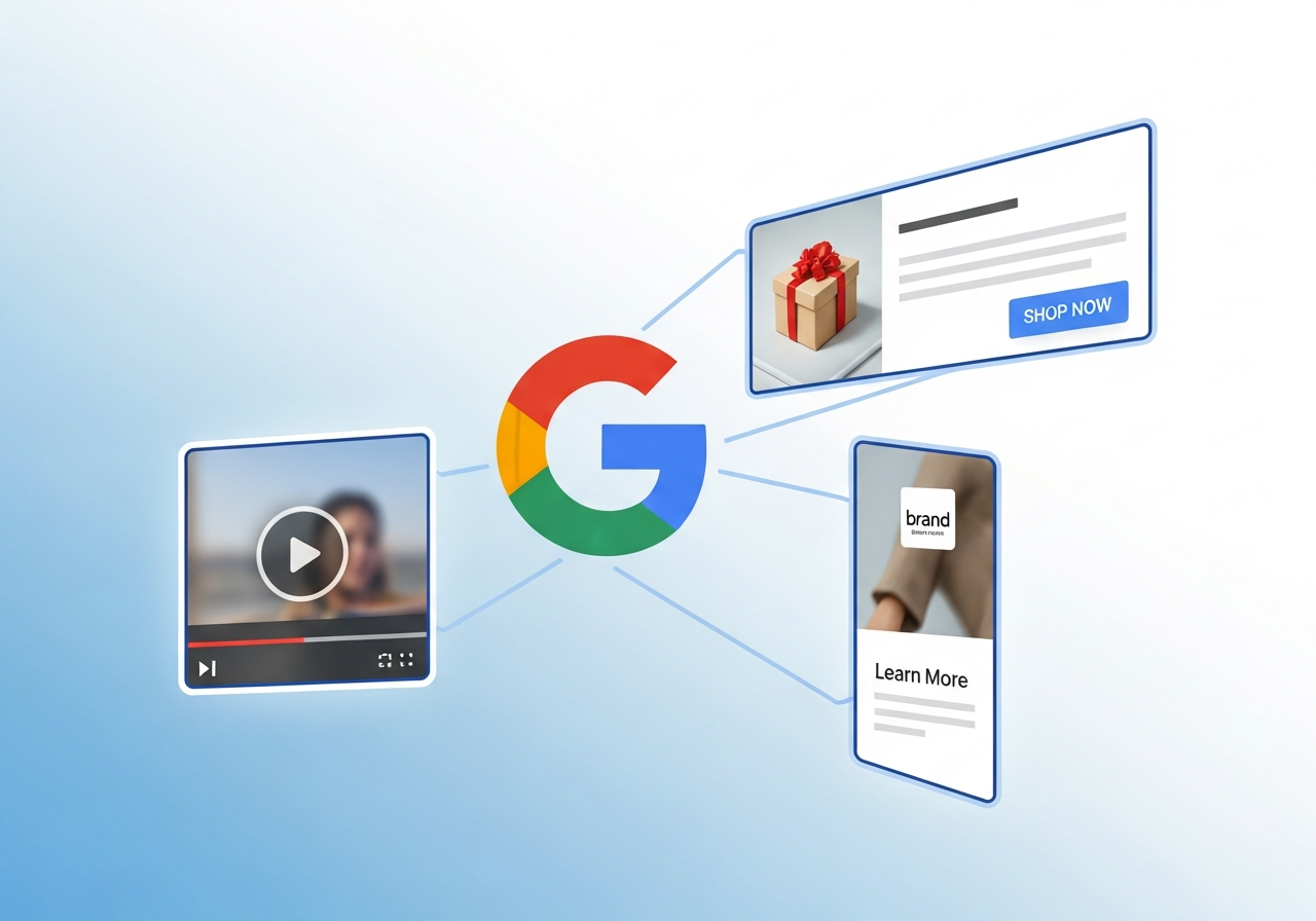 stylized display ad monitor icon